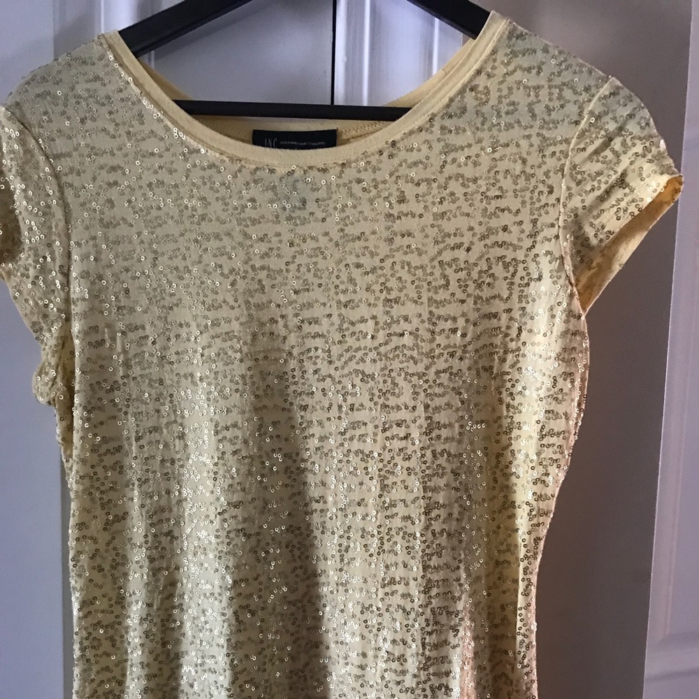 Inc- international sequin shirt